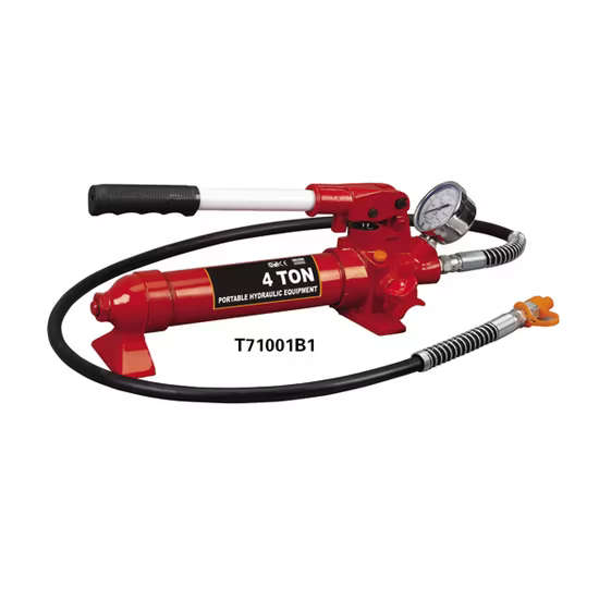 Torin BIG RED Jacks - Porta Power Pump + Hose With Gauge - T71001B1