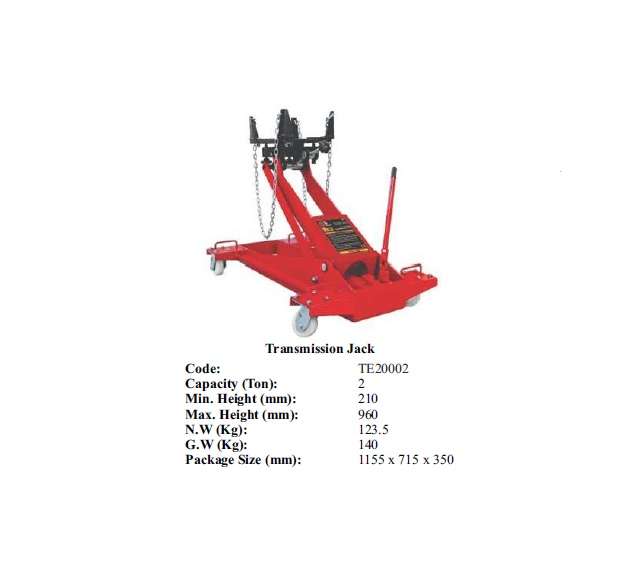 Torin BIG RED Jacks - Transmission Jack 2 ton - TE20002