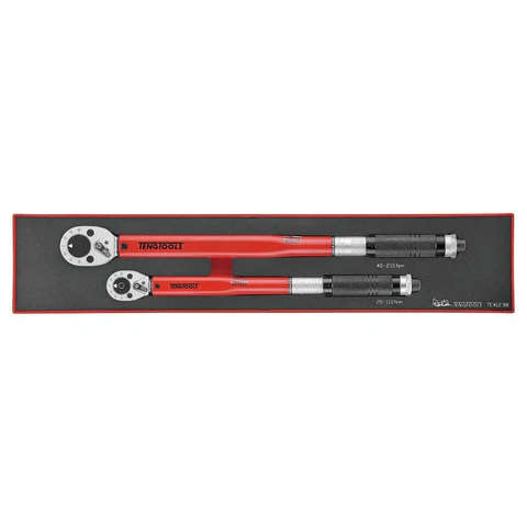TENG TOOLS - 2PC Torque Wrench Set in EVA Covering 20-210NM - TEX1238