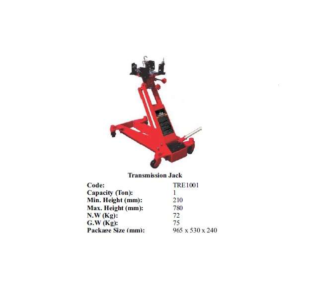 Torin BIG RED Jacks - Transmission Jack 1 ton - TRE1001