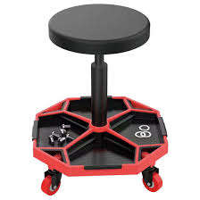 Torin BIG RED Jacks - Adjustable Rolling Car Stool - TRXF8308