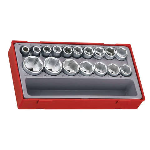 TENG TOOLS - 1/2 inch Drive Socket Set (6 Point) -  TT1217-6