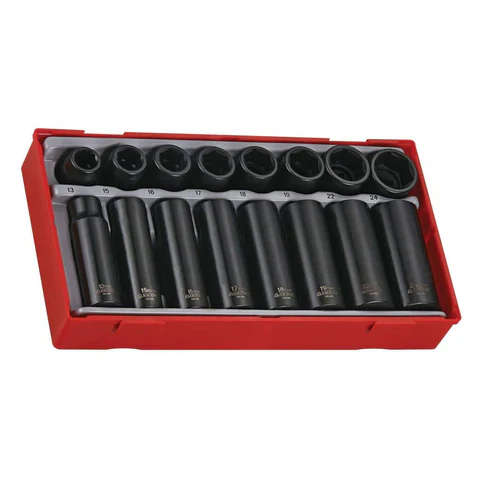 TENG TOOLS - 16PC 1/2inch Drive Impact Socket Tray -  TT9116N