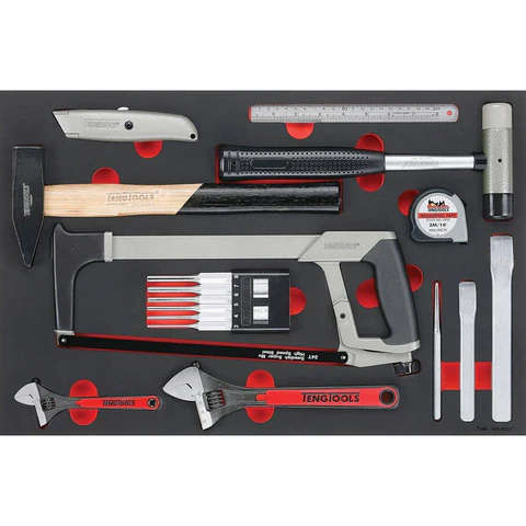 TENG TOOLS - 12PC General Service Tools in EVA Foam - TTEPS12