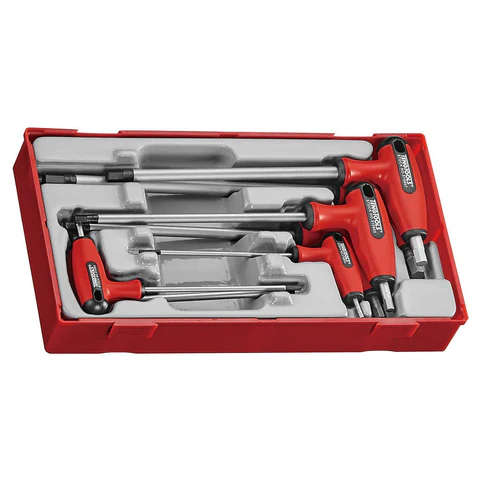 TENG TOOLS - 7PC T-Handle Hex Key 2.5-8MM - TTHEX7S