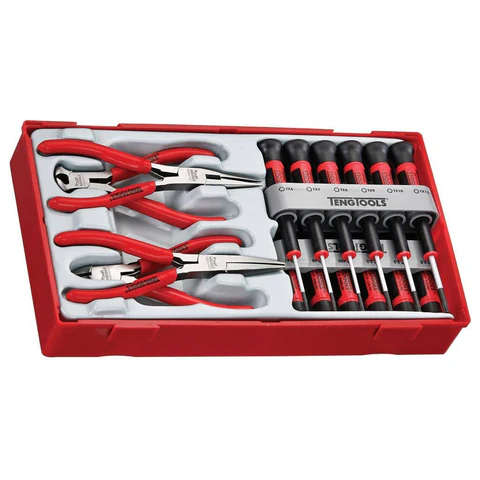 TENG - 16PC Mini Plier & Screwdriver Tray - TTMI16