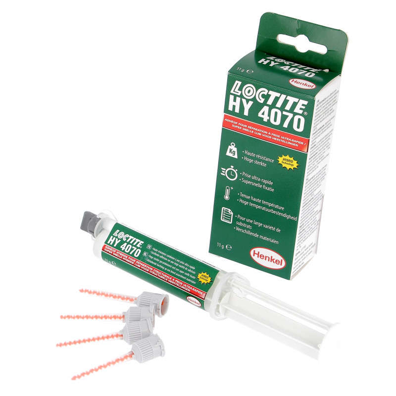 LOCTITE -  STRUCTURAL INSTANT ADHESIVE CLEAR 11ML DUAL SYRINGE - L4070/11