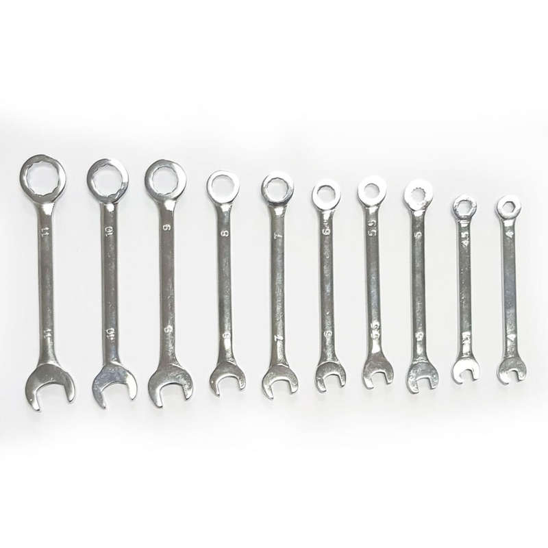 Avex Professional Tools - 10 Piece Miniature Combination Spanner Set 4 - 11mm - AT-02-50