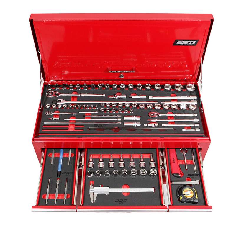 Avex Professional Tools - 182 Piece Metric 6 Drawer Top Chest Toolkit - AT-07-006
