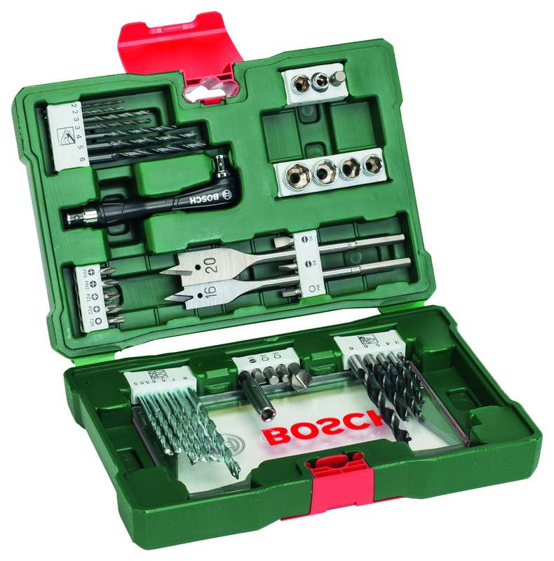 BOSCH - 41pc V-Line Drill & screwdriver set with Angle driver - 2607017316