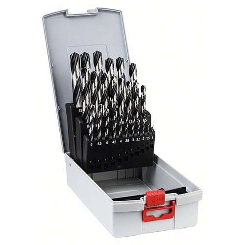 BOSCH PROFESSIONAL - HSS PointTeQ ProBoxset DIN 338 1-13 mm, 25 pc - 2608577352