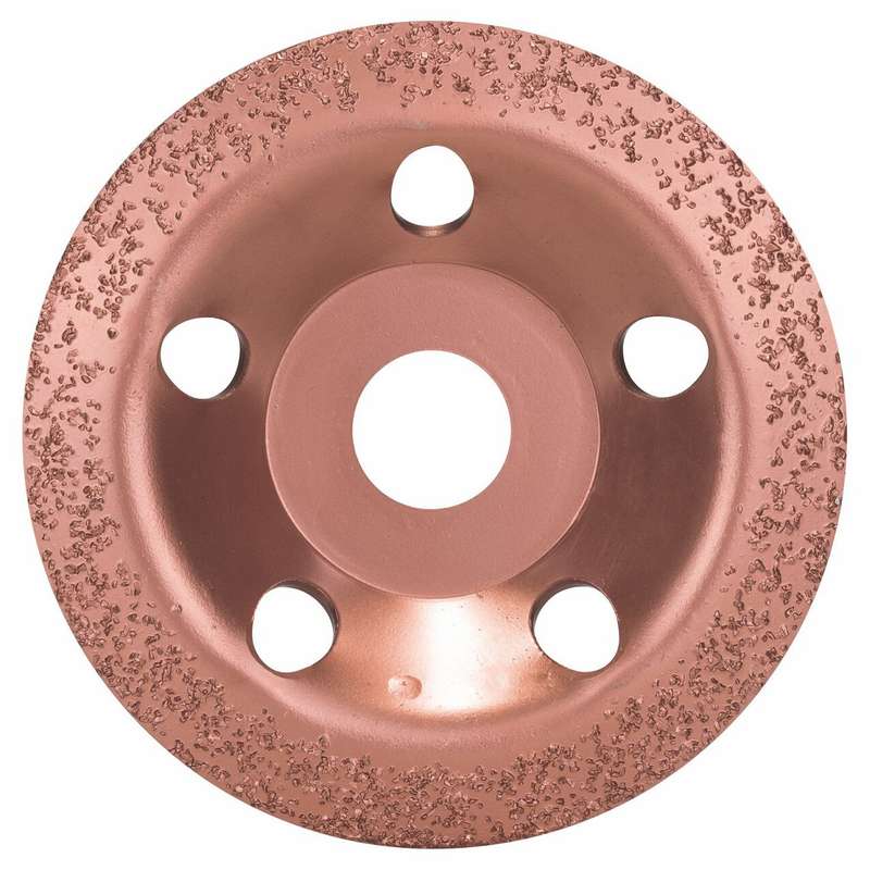 BOSCH PROFESSIONAL - Tungsten carbide grinding head 115 x 22,23 mm, fine, flat - 2608600177