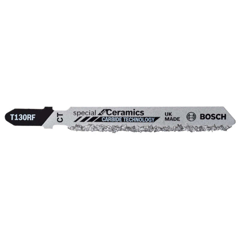 BOSCH PROFESSIONAL - HM/TC T 130 RIFF Special for Ceramics, (soft ceramic tiles, cast iron (5-15 ...