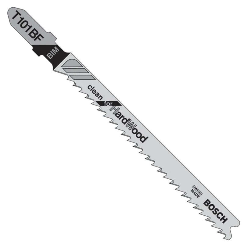 BOSCH PROFESSIONAL - BIM T 101 BF Clean for Hard Wood, (incl. laminates) (50 PACK) - 2608634234
