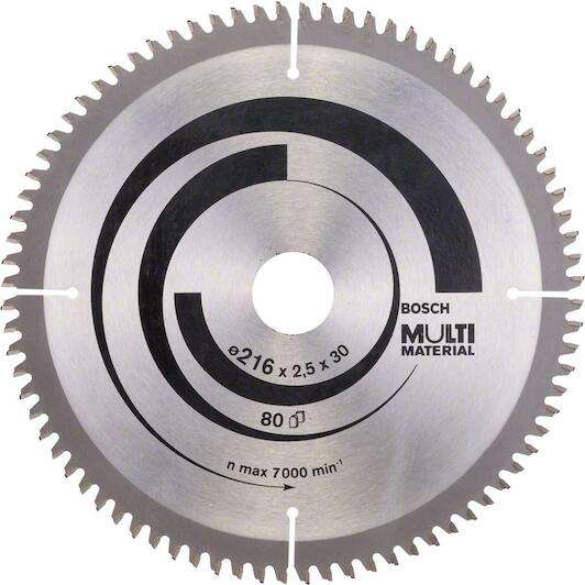 BOSCH PROFESSIONAL - Multi Material 254 x 30 x 3,2 mm, 80 - 2608640450