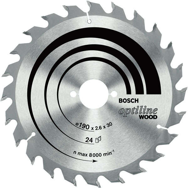 BOSCH PROFESSIONAL - Optiline Wood 160 x 20/16 x 1,8 mm, 48 - 2608641172