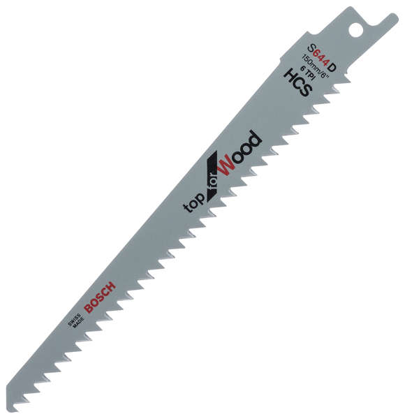 BOSCH PROFESSIONAL - HCS S 644 D Top for Wood, 150x19x1.25, (25 PACK) - 2608650673