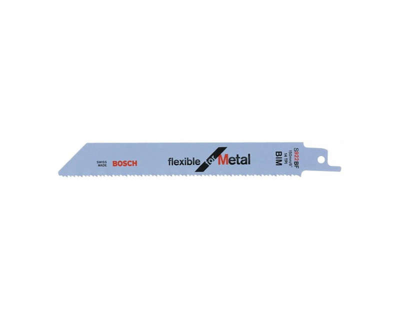 BOSCH PROFESSIONAL - BIM S 922 BF Flexible for Metal, 150x19x0.9, (10 PACK) - 2608656037