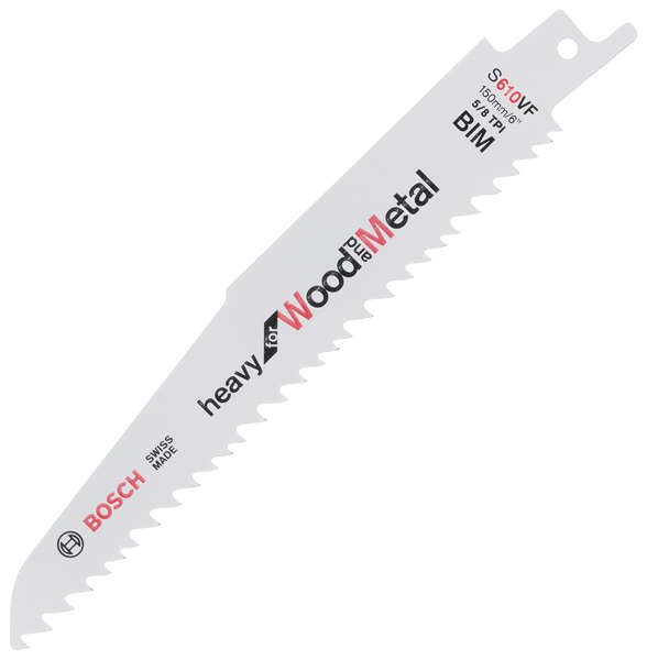 BOSCH PROFESSIONAL - BIM S 610 VF Heavy for Wood and Metal, 150x22x1.6, (25 PACK) - 2608657608