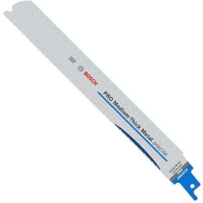 BOSCH PROFESSIONAL - PRO S1137 BEF Medium-Thick Metal precise Blade, 1.1x25x225mm, (25 PACK) - 26...