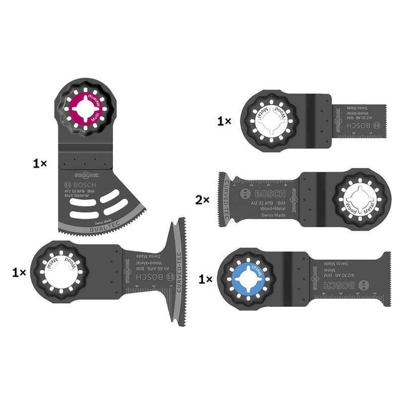 BOSCH PROFESSIONAL - Electrician set, AYZ 53 BPB, 20 AB, AIZ 32 APB, AII 65 APB, AIZ 32 AB - 2608...