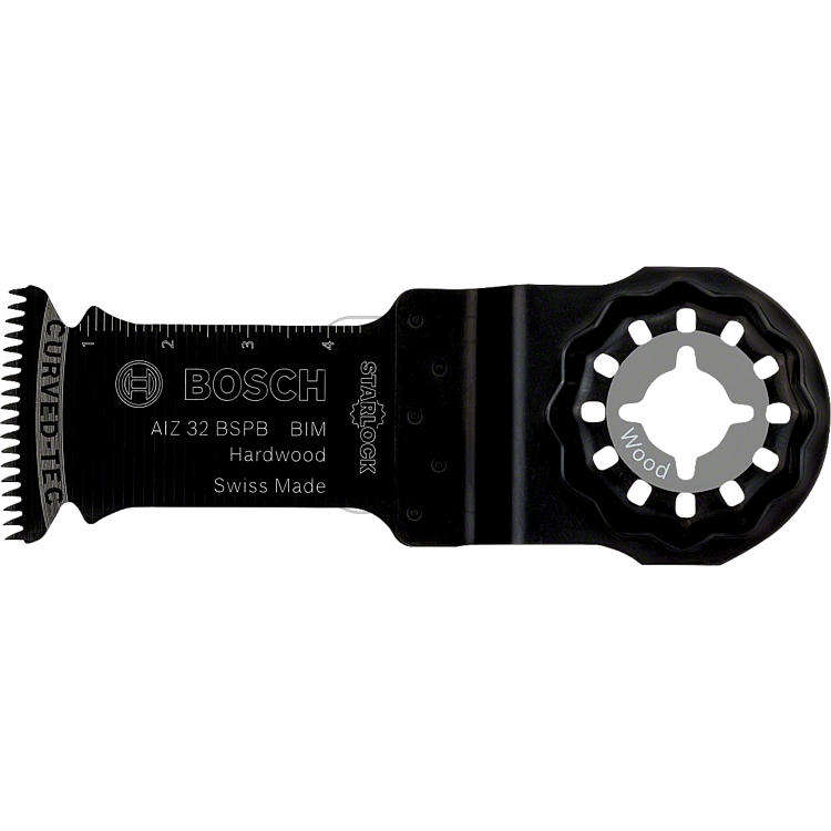 BOSCH PROFESSIONAL - PRO AIZ 32 BSPIB Plunge Cut Blade Hard Wood 50 x 32 mm (4 PACK) - 2608669070