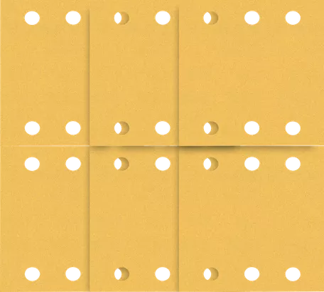 BOSCH EXPERT - 115 x 140mm, 40, 60, 80, 120, 180G, 6 holes, 1, Hook&Loop (50 PACK) - 2608901113