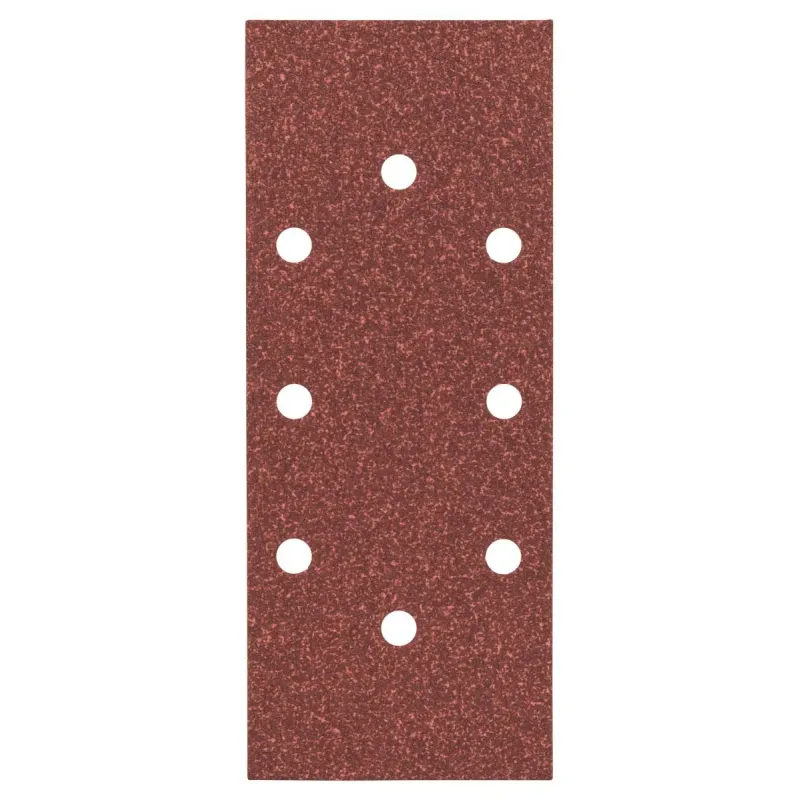 BOSCH PROFESSIONAL - For orbital sanders, 93 x 230 mm, 80, 8 hole, 10 pc, clip on (5x10 pack = 50...