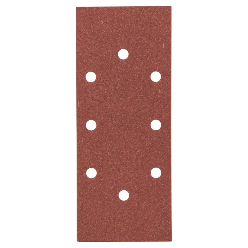 BOSCH PROFESSIONAL - For orbital sanders, 93 x 230 mm, 120, 8 holes, 10 pc, clip on (5x10 pack = ...