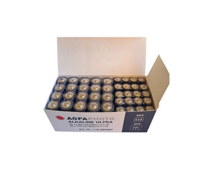 AGFA - AGFAPHOTO ALKALINE ULTRA, 20XLR06 + 20XLR03 - AGUL/20X20