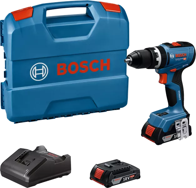 BOSCH Professional - Cordless Impact DrillGSB 18V-65 (2x 5.0Ah) - 06019N3103