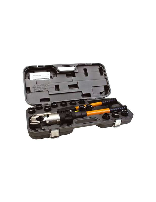 HellermannTyton - Hand Hydraulic Crimp Tool 50 to 400mm Squared - HYCP400BKT