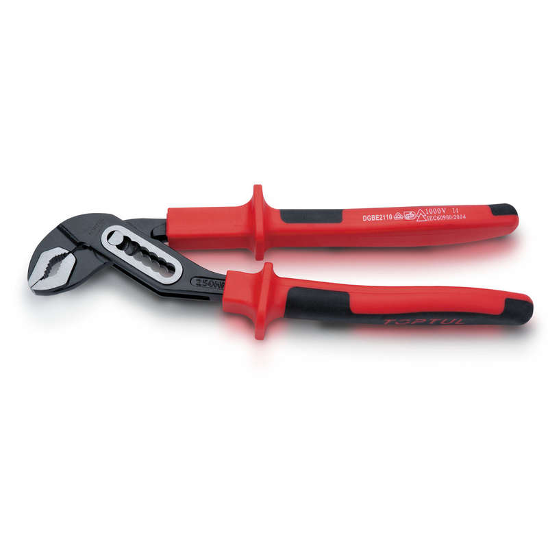TOPTUL -  10"  VDE INSULATED WATER PUMP PLIERS - DGBE2110