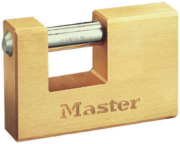 MASTERLOCK - BRASS LOCK 76MM INSURANCE-MA205349