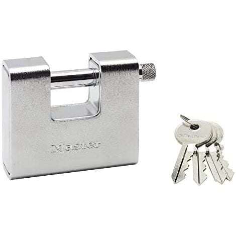 MASTERLOCK - BRASS LOCK 80MM SOLID ARMOUR        -        MA300038