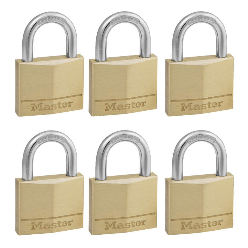 MASTERLOCK - BRASS LOCK 40MM 6XKA-MA400020