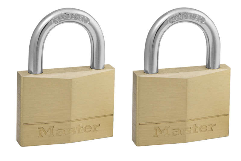 MASTERLOCK - BRASS LOCK 50MM 2XKA-MA400052