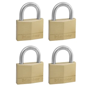 MASTERLOCK - BRASS LOCK 50MM 4XKA        -        MA400053