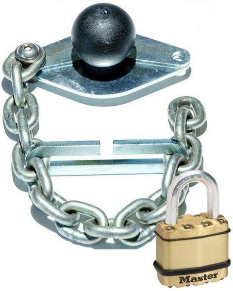 MASTERLOCK - TRAILER CUFF PLUS PADLOCK-MA400102