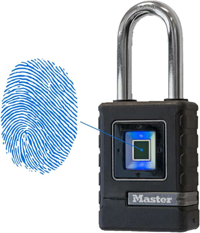 MASTERLOCK - BIOMETRIC 56MM ZINC BODY W/PROOF COVER-MA430000