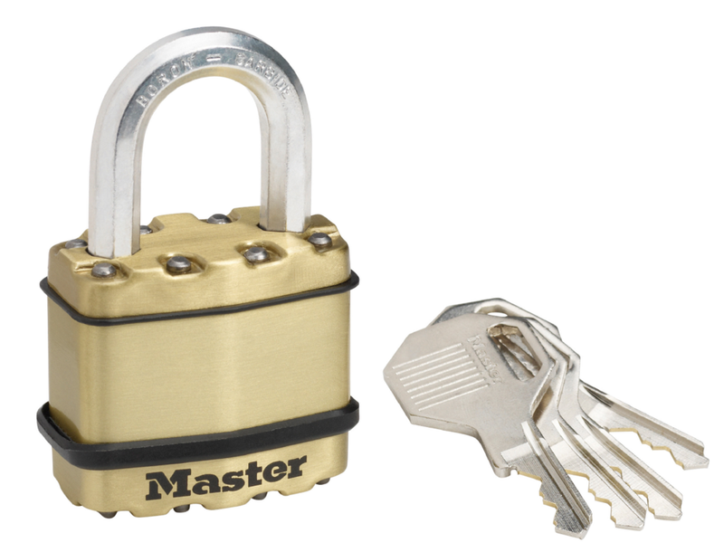 MASTERLOCK - EXCELL 45MM LAM BRASS OCT-MA455000