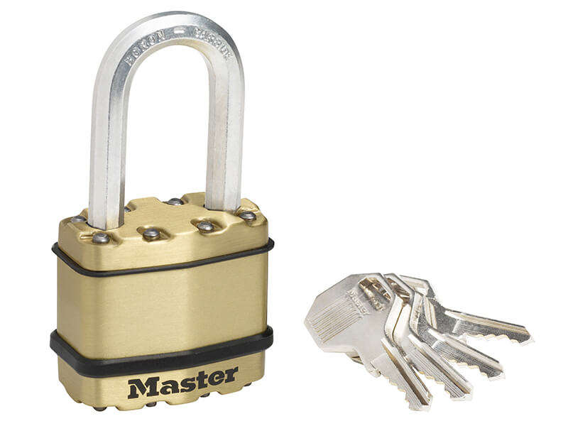 MASTERLOCK - EXCELL 45MM LAM BRASS OCT 38MM SHA-MA455002