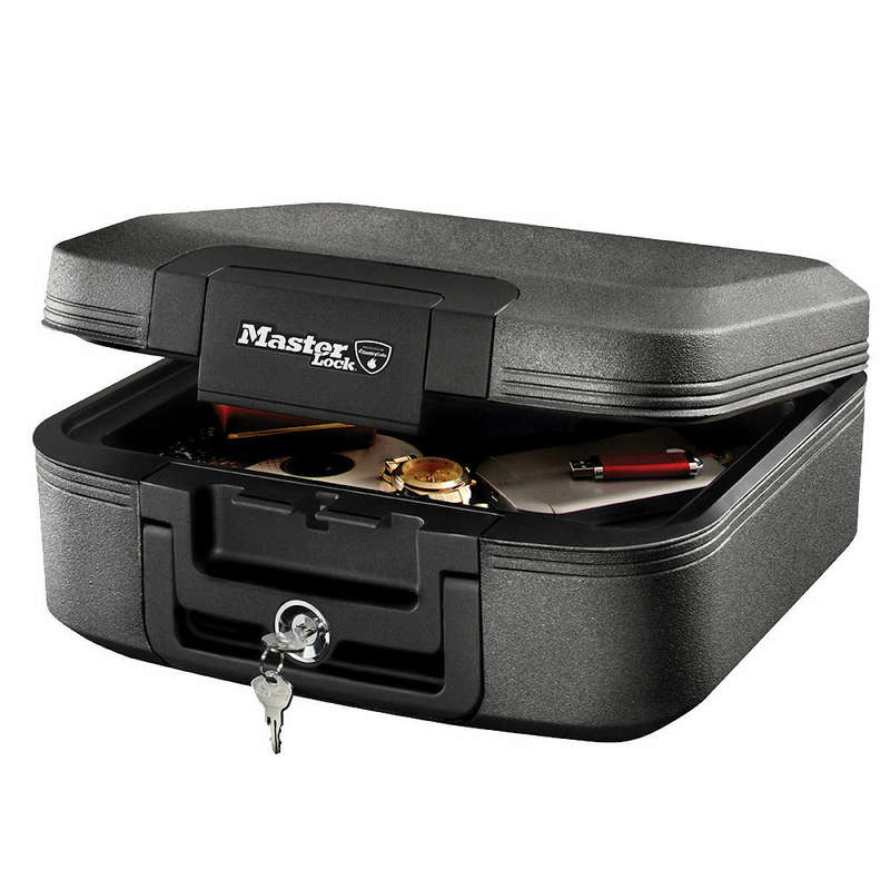 MASTERLOCK -MEDIUM KEYED CHEST W/FIRE AND WATER PROTECTION     -  MA720130