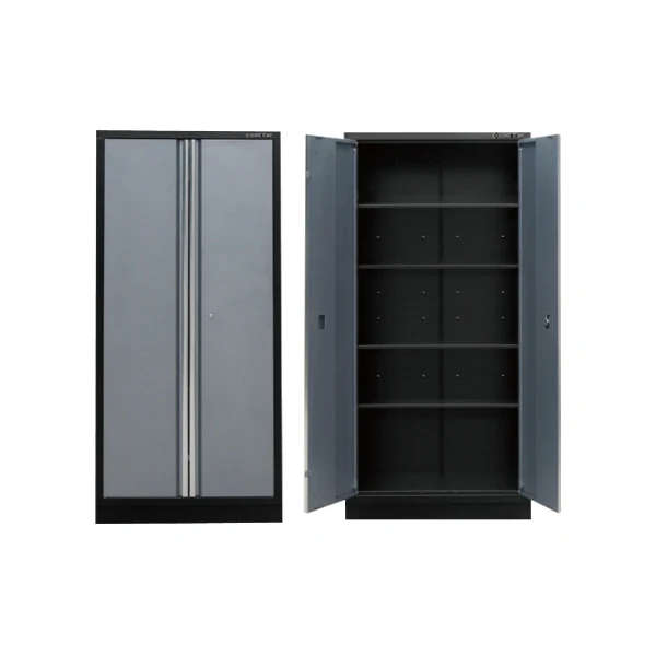 KING TONY -  Tall Cabinet (Black & Gray) - 87D11-18A-KG