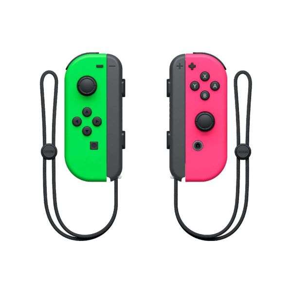 Joy Con Pair Neon Green and Pink (NS)
