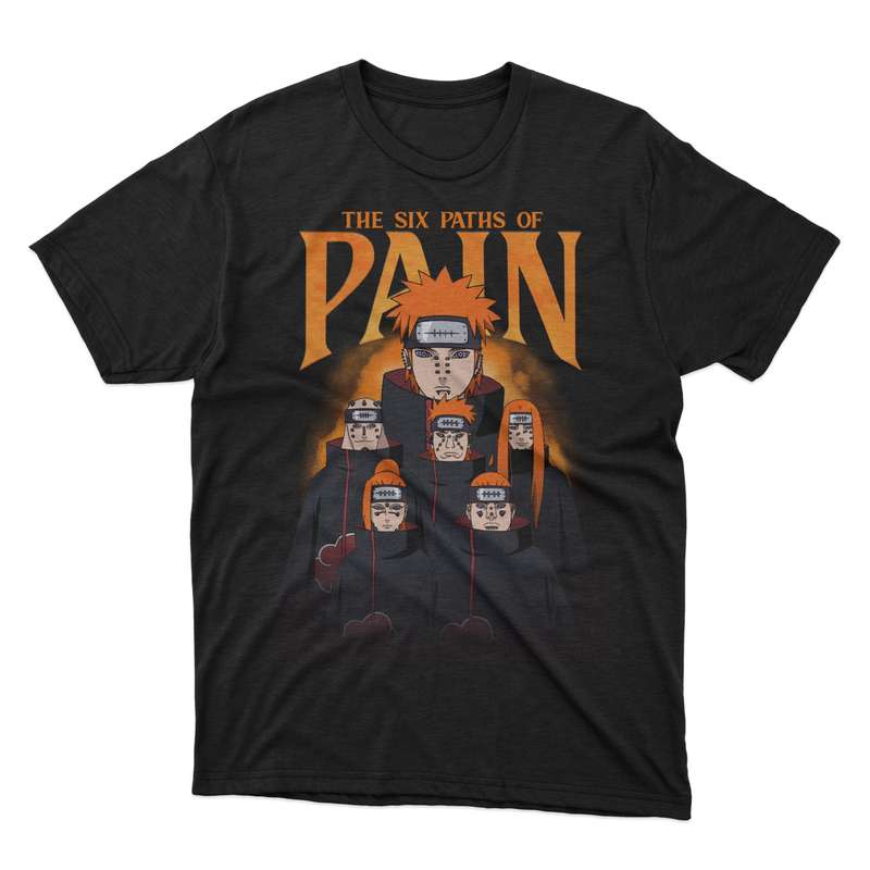 Naruto Wraths of Pain Tee Black