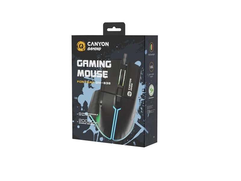 Canyon Fortnax GM636 RGB 9 Button Mouse