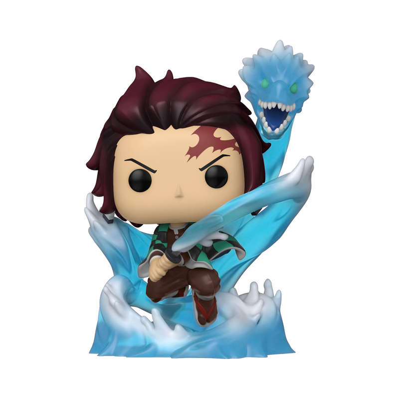 Funko POP Demon Slayer Tanjiro with Dragon Glow Translucent