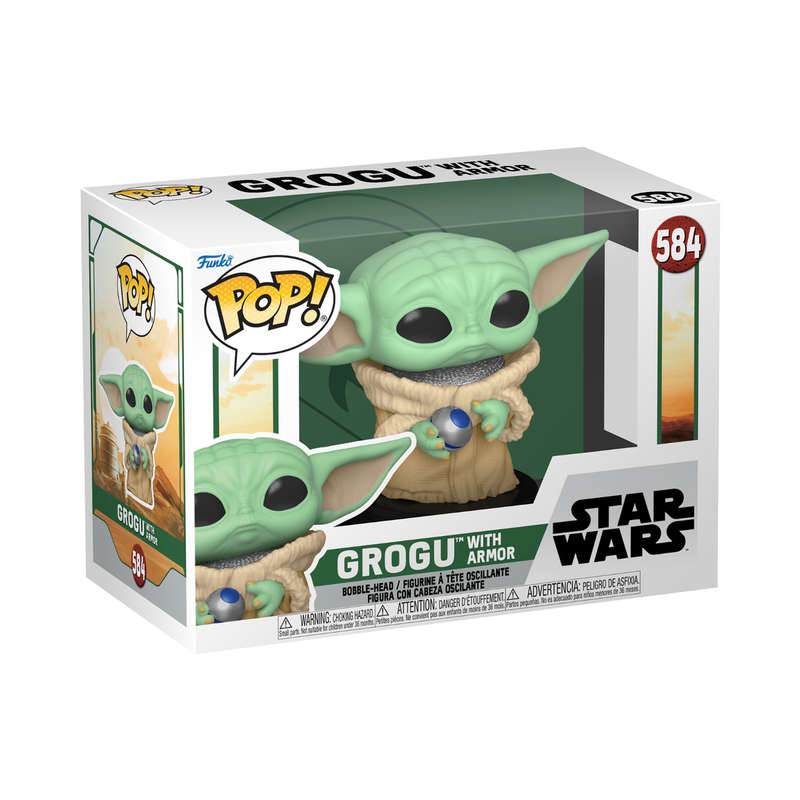 Funko POP Star Wars BOBF Grogu with Armor
