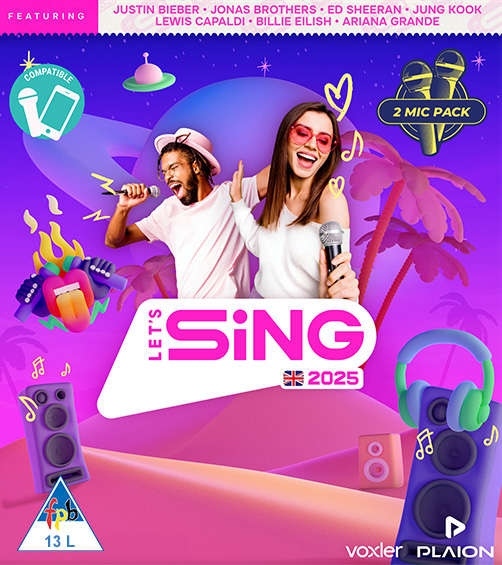 Lets Sing 2025 + 2 Mic's
